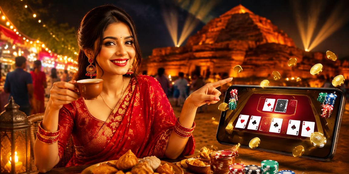 বাংলাদেশে শাড়ি পরিহিত ব্যবহারকারী আন্দার বাহার খেলছেন